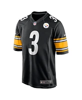 Nike Men's Russell Wilson Black Pittsburgh Steelers Game Jersey