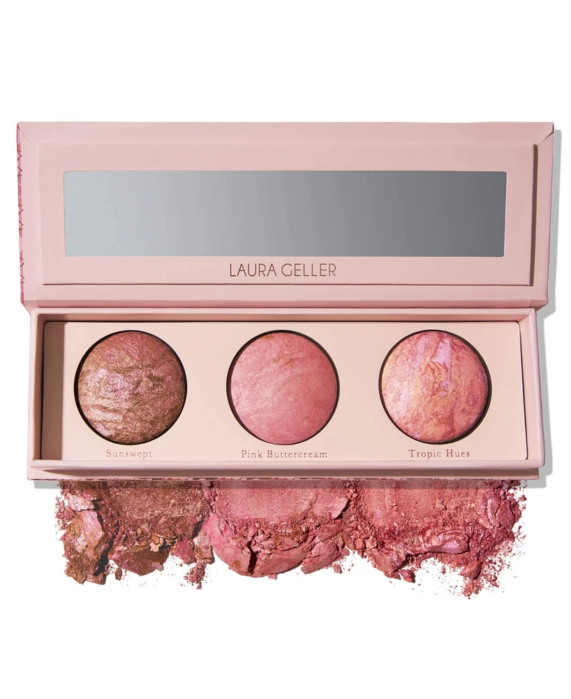 Laura Geller Beauty Geller's Greatest Blush Crush Baked Blush Trio