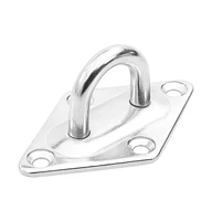 vidaXL Piece Sunshade Sail Accessory Set Stainless Steel