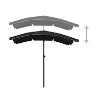 Garden Parasol with Pole 78.7"x51.2