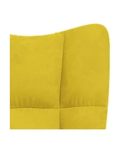 Relaxing Chair Mustard Yellow Velvet