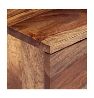 Tv Stand 57.1"x11.8"x11.8" Solid Wood Sheesham