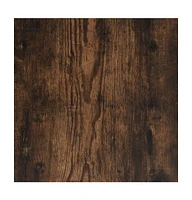 vidaXL Coffee Table Smoked Oak 39.4"x15.7"x15.7" Engineered Wood