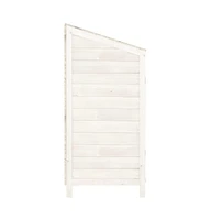 Garden Shed White 40.2"x20.5"x44.1" Solid Wood Fir