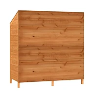 Garden Shed 40.2"x20.5"x44.1" Solid Wood Fir