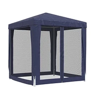 Party Tent with 4 Mesh Sidewalls 6.6'x6.6' Hdpe