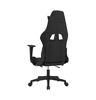 vidaXL Massage Gaming Chair for Adult, Reclining Computer Chair with Footrest and Headrest