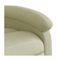 vidaXL Massage Recliner Chair Real Leather