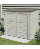 Slickblue Outdoor Heavy Duty Plastic Garbage Bin Trash Can Storage Shed