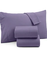 Micro Flannel Solid -pc Sheet Set