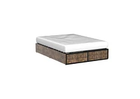 Slickblue Wood Platform Bed Frame with 4 Storage Drawers for Bedroom Organization and Comfort