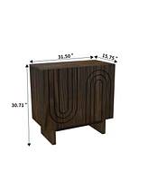 Boyel Living 31.5'' Small Dining Room Cabinet with Mdf Legs