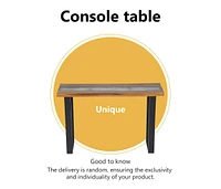 Console Table Teak 39.4"x13.8"x29.5"