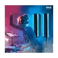 Pyle 3-Way Active Bluetooth Combo Speaker with Rgb Lights, Usb/Sd/Fm/Rca/Mic Inputs & Remote Control