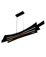 Cwi Lighting 11" Metal Candora Integrated Led Island Pool Table Light