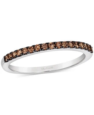 Le Vian Chocolatier Chocolate Diamonds (1/4 ct. t.w.) Band Ring in 14k Vanilla Gold