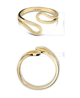 Devata Loop Bypass Ring in 14K Gold