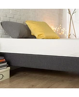 Slickblue Upholstered Padded Platform Bed Frame for Comfortable and Stylish Bedroom Design