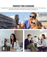Neewer Metal Phone Tripod Mount with Cold Shoe Mounts, Freely Adjustable Joints Universal Phone Holder Compatible with iPhone 15 Pro Max Samsung Galax