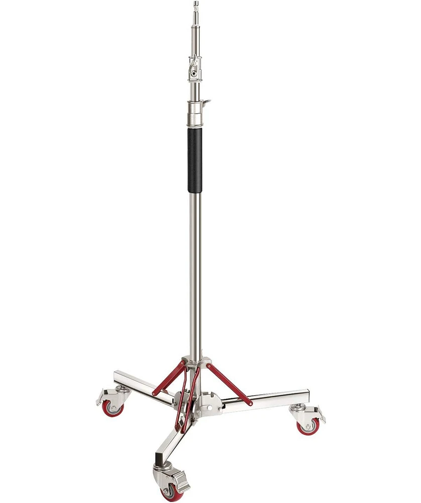 Neewer Heavy Duty Light Stand with Casters, Adjustable Tripod Stand with 100% Stainless Steel, Photography Wheeled Base Stand for Studio Softbox, Mono