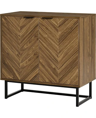 Slickblue Modern Entryway Sideboard Buffet Storage Cabinet for Dining and Organization