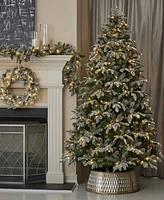 Seasonal 9ft Lexington Fir Garland, 50 Warm Led Lights