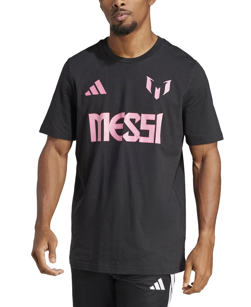 adidas Men's Messi Standard-Fit Graphic T-Shirt