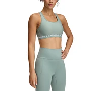 Under Armour Women's Mid Crossback Heather Sports Bra