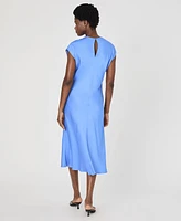 French Connection Women's Ennis Satin Column Dress