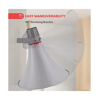 Pyle 19.5" Indoor/Outdoor Pa Horn Speaker with 100W Rms Power & 70V/100V Transformer