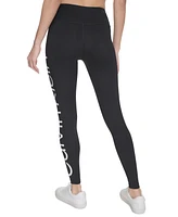Calvin Klein Women's Active High-Waist Jumbo-Logo Full-Length Leggings