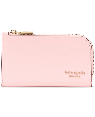 kate spade new york Devin Saffiano Leather Small Slim Bifold Wallet