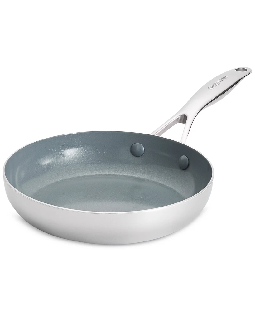 GreenPan Valencia Pro Stainless Steel 8" Open Frypan