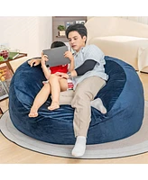 Giant Memory Foam Bean Bag Chair, Comfortable Furniture for Living Room, Bedroom-The Pop Home