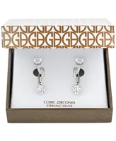 Giani Bernini 2-Pc. Cubic Zirconia Earring Set in Sterling Silver, Created for Macy's