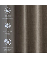 Garrett Textured Tie Knots Curtains Pair