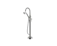 Casainc Double Handle Floor Mounted Clawfoot Tub Faucet