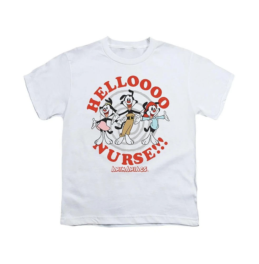 Animaniacs Boys Hello Nurse Short Sleeve Tee / T-Shirt