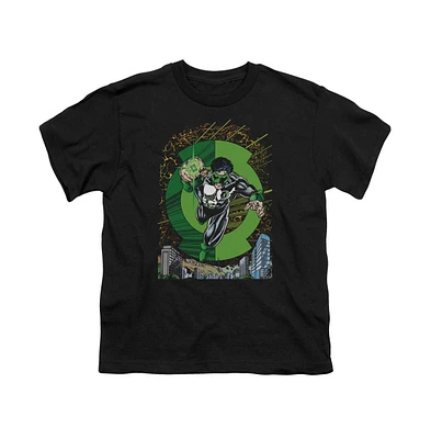 Green Lantern Boys Gl Cover Short Sleeve Juvenile Tee / T-Shirt