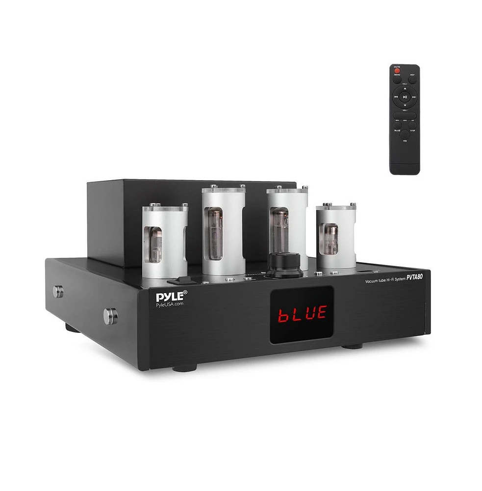 Pyle Bluetooth Tube Amplifier Stereo Receiver