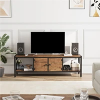 gaomon 58 Inch Tv Stand for Bedroom, Farmhouse Tv Cabinet with Storage, Tv Consoles up to 65 Inch Tv