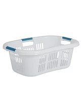 Rubbermaid 2.1 Bushel Large Hip-Hugger Portable Plastic Laundry Basket