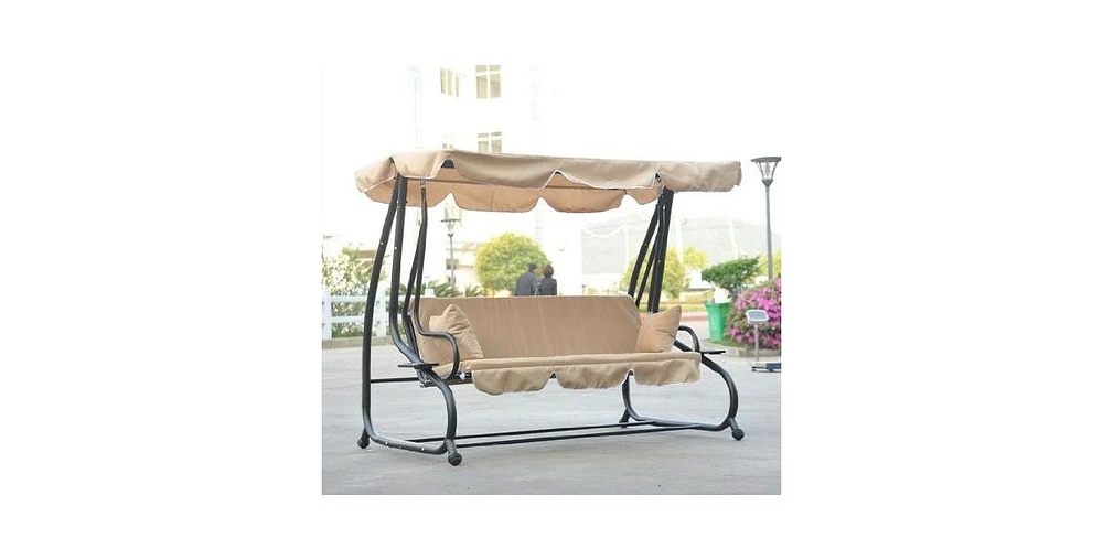 Slickblue Outdoor Canopy Swing Patio Porch Shade Deck Bed