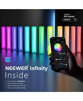 Neewer Rgb Led Video Light Stick, Touch Bar & App Control, Magnetic Handheld Photography Light, Dimmable 3200K5600K CRI98+ Full-Color Led Light with 6