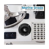 Pyle Marine Tweeter Speaker System - One Pair 1" Pei Dome Tweeter with Horn Diffuser, 120 Watts, 4 Ohm Impedance