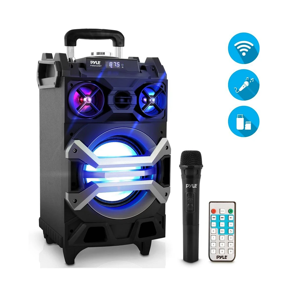 Pyle Portable Bluetooth Karaoke Speaker System