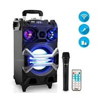 Pyle Portable Bluetooth Karaoke Speaker System