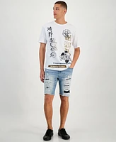 Guess Men's Authentic Stamps Regular-Fit Graphic T-Shirt