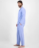 Club Room Men's Oxford Pajama Set, Exclusively at Macy's