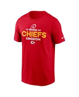 Nike Men's Red Kansas City Chiefs 2024 Nfl Playoffs T-Shirt